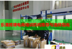 乐清跨境电商培训机构推荐与选择指南