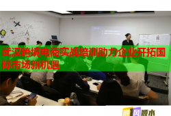 武汉跨境电商实战培训助力企业开拓国际市场新机遇