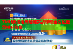 TMU跨境电商培训实战课程全方位运营提升方案