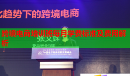 跨境电商培训班每月学费标准及费用解析