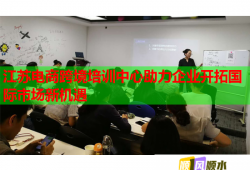 江苏电商跨境培训中心助力企业开拓国际市场新机遇