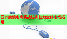 园洲跨境电商实战培训助力全球市场拓展