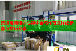 跨境电商培训心得体会写作范文详细步骤与技巧分享