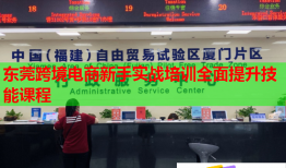 东莞跨境电商新手实战培训全面提升技能课程