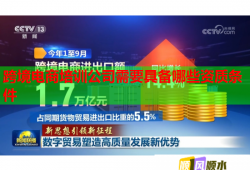 跨境电商培训公司需要具备哪些资质条件