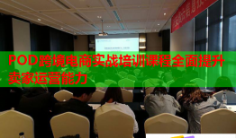 POD跨境电商实战培训课程全面提升卖家运营能力