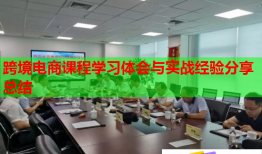 跨境电商课程学习体会与实战经验分享总结