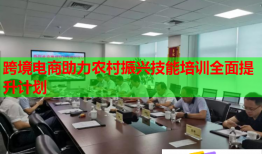 跨境电商助力农村振兴技能培训全面提升计划