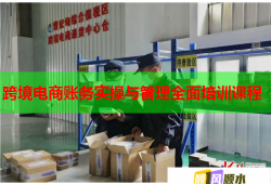 跨境电商账务实操与管理全面培训课程